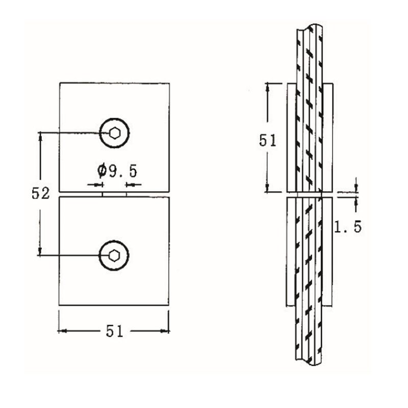 GBF-895T-Pinces à verre
