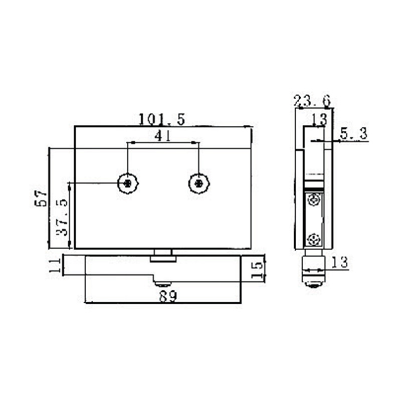 Série de portes pivotantes PTD-207B