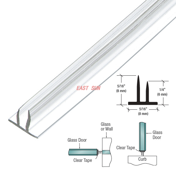 Joint à double ailette (double duromètre) avec ruban pré-appliqué