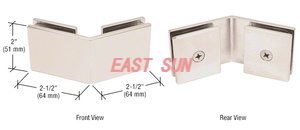 Pince verre à verre carrée à 135 degrés