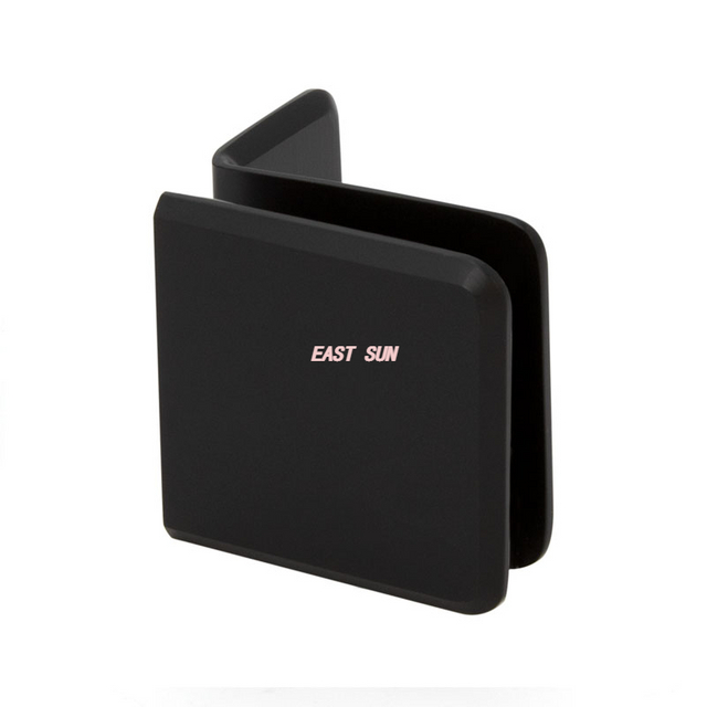 Pinces à verre à montage mural biseautées avec petite jambe