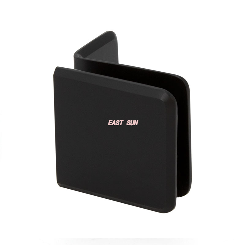 Pinces à verre à montage mural biseautées avec petite jambe