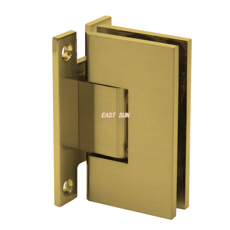 Charnière robuste de porte de douche en verre de type H à 90 degrés pour verre de 1/2″ à 3/8″,
