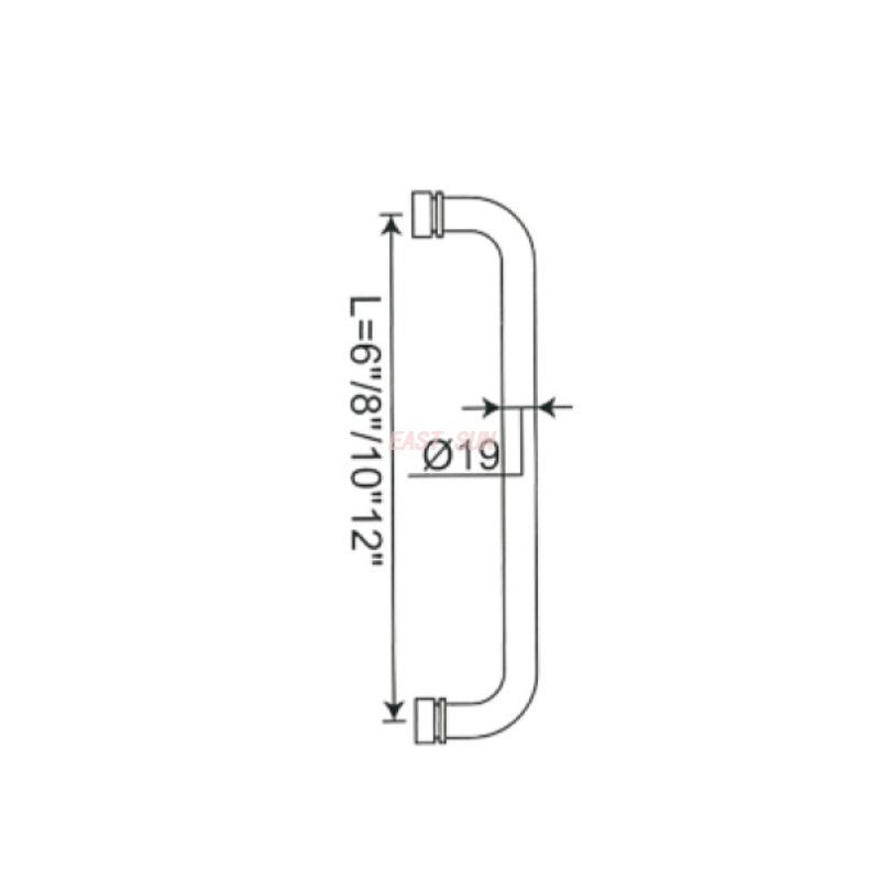 PH-034-Poignées de porte de douche