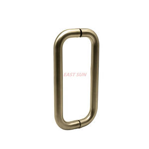 Poignées de porte de douche dos à dos solides de 6 po de diamètre de 3/4 po sans rondelles métalliques