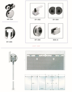 Systèmes coulissants Porte coulissante de bureau HR-004 SET