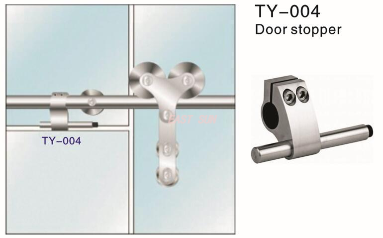 Butée de porte coulissante robuste