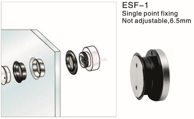Entretoises de connecteur de verre de séparation en verre 6,5 mm