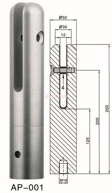 Clôture de piscine à montage latéral, robinet en verre, balustrade noire, garde-corps en verre, montage sur un seul côté