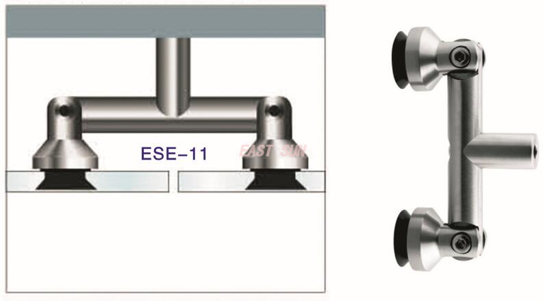 Mur de connecteur en verre de cloison en verre au connecteur de serrage en verre