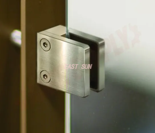 Balustrade de clôture de piscine de balcon, raccord de verre d'escalier, support de main courante 304 316, support de verre, pince de verre en acier inoxydable