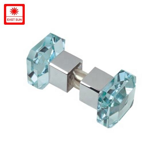 Hot Designs poignées de porte d'entrée décoratives boutons et poignées de porte d'intimité en cristal