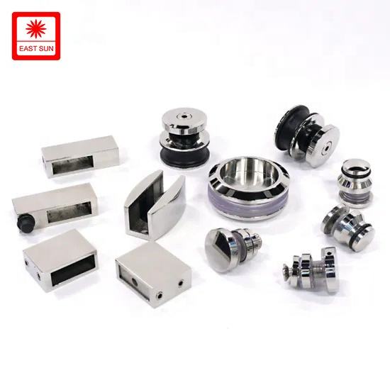 Kit de quincaillerie de porte de grange en acier inoxydable personnalisé, douche sans cadre, quincaillerie de porte coulissante automatique en verre