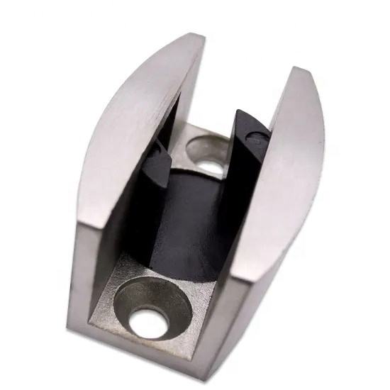 Guide de plancher de porte de douche coulissante sans cadre de matériel d'acier inoxydable 304 pour la porte en verre