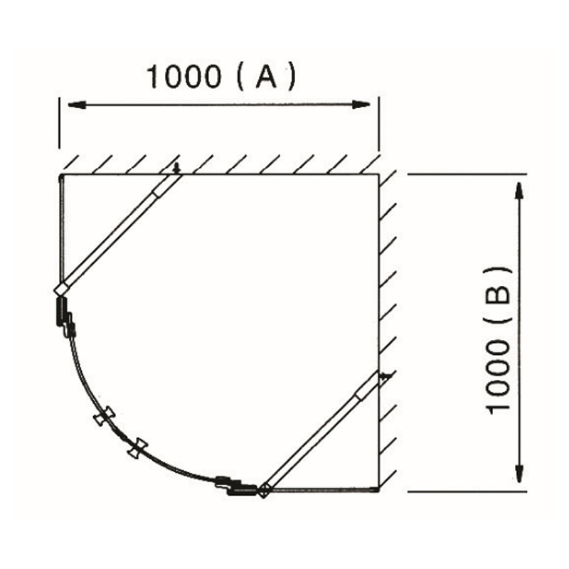 GDK-16- série et raccord pour salle de douche