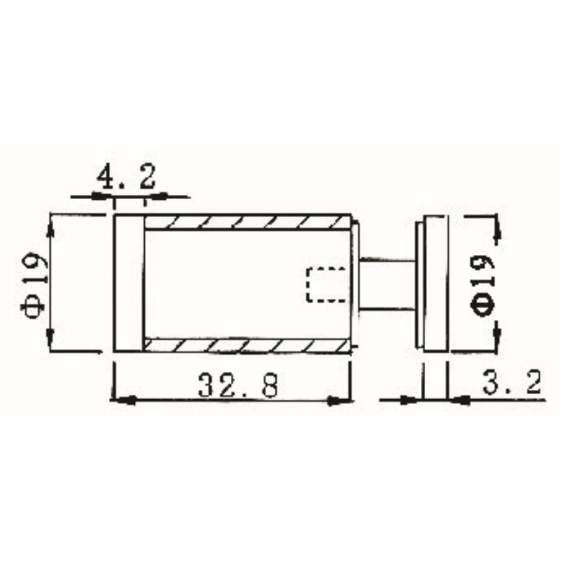 GDK-1002-3- Bouton de porte de douche