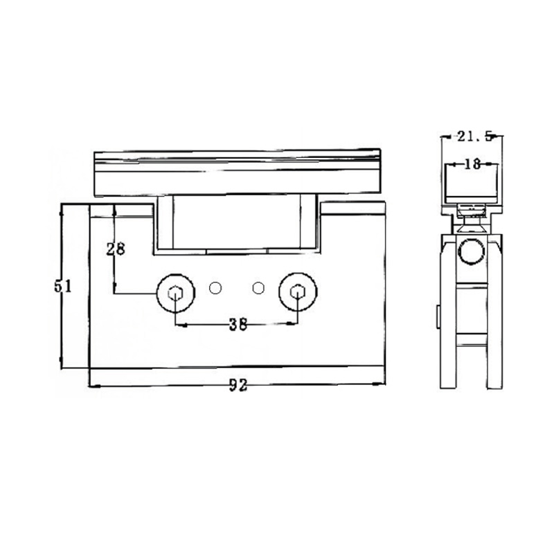 Série de portes pivotantes PTC-202