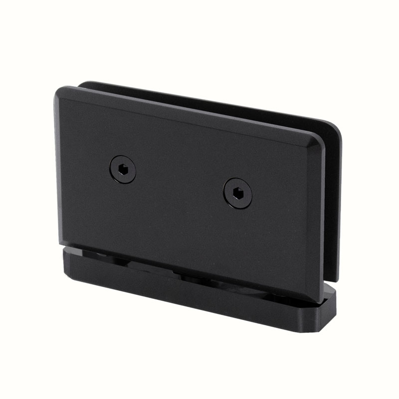  Charnière noire à montage supérieur ou inférieur de la série Prima