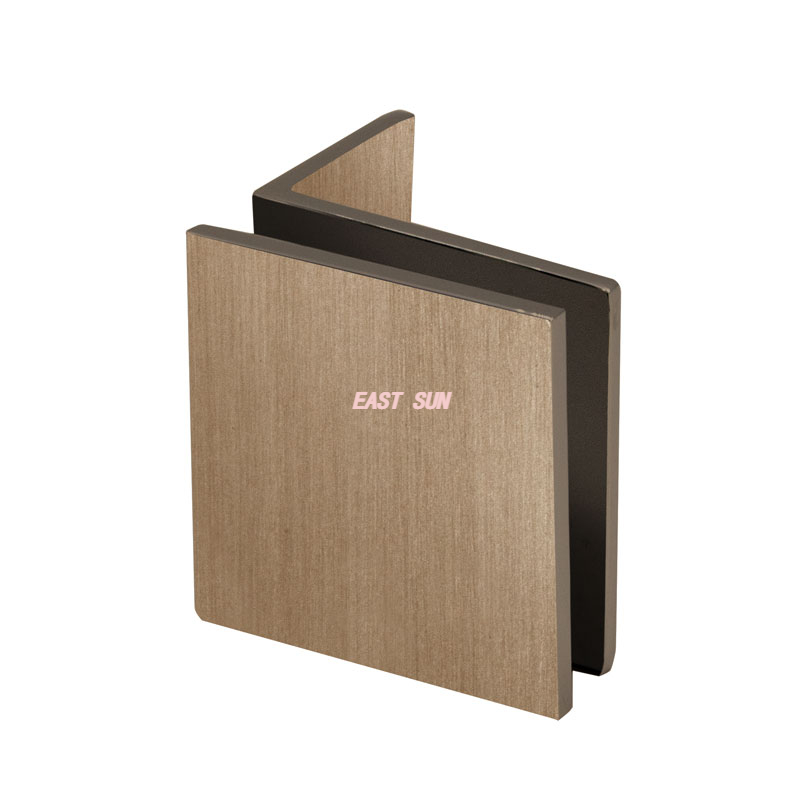 Pinces à verre carrées à montage mural avec petite jambe