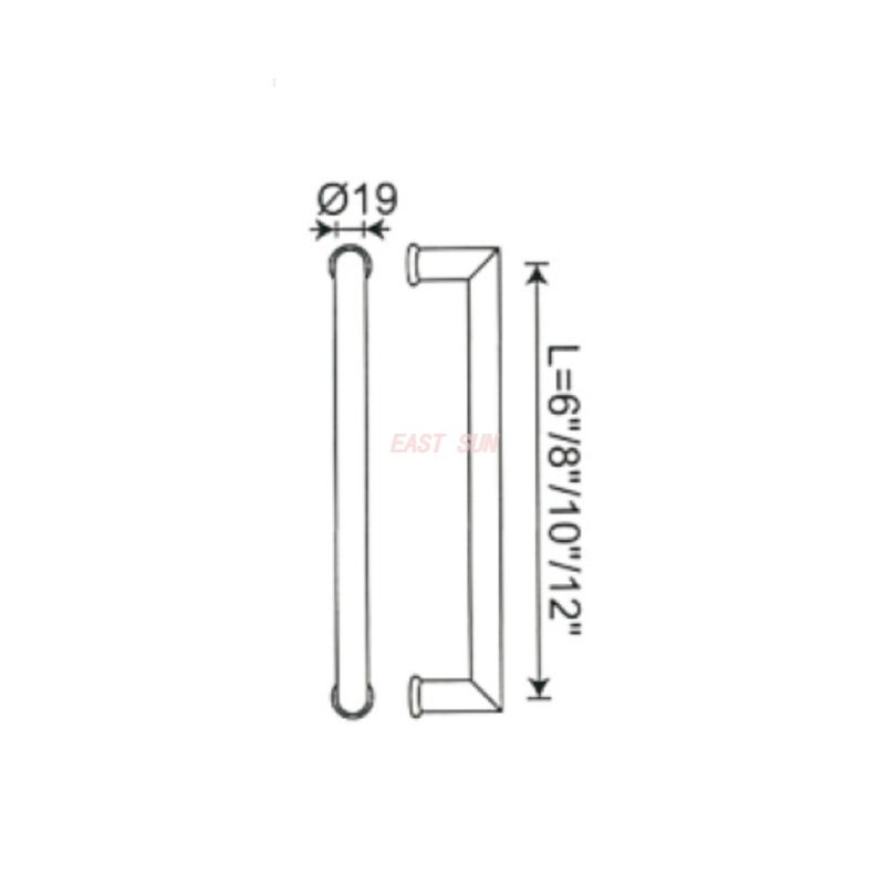 PH-013-Poignées de porte de douche