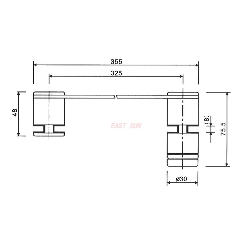PD-010-Poignées de porte de douche