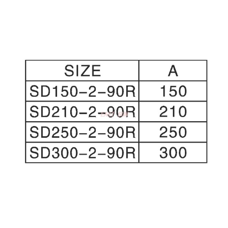 SD-150-2-90R-Raccord Spider