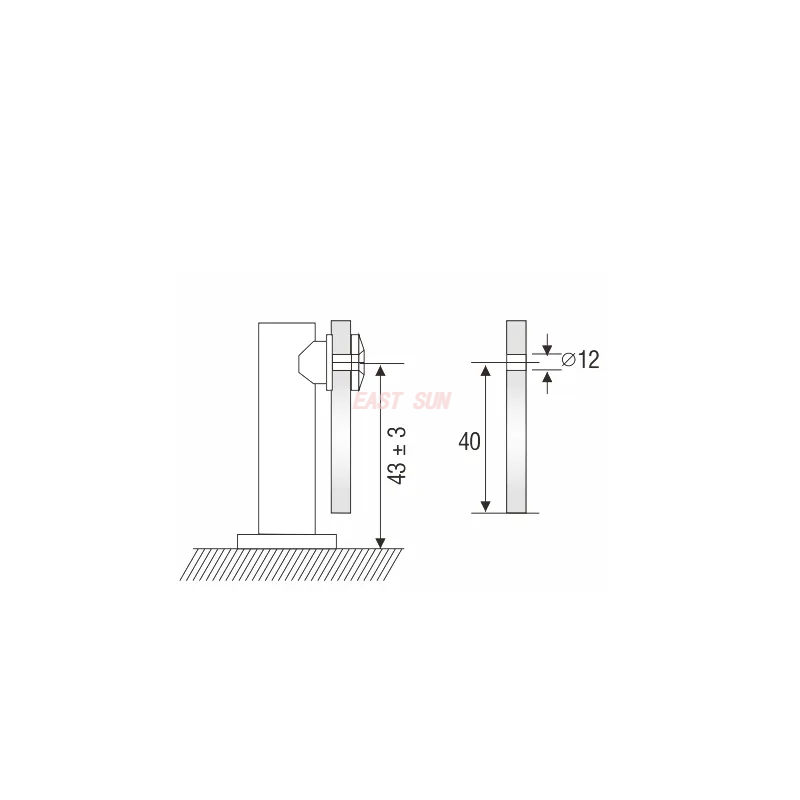 Raccords de séparation de toilettes, connecteur d'angle mural à panneau de verre, vente en gros, raccords de séparation de toilettes publiques, connecteur de toilettes en acier