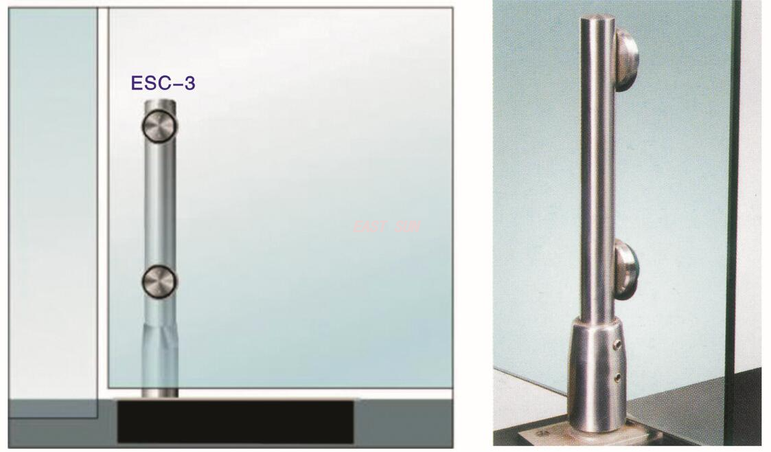 La porte pivotante en verre peut offrir un type de connexion à ressort au sol Dorma MAB