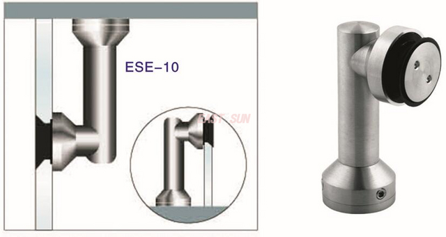Connecteur de verre de séparation en verre Connecteur de coin de verre au mur
