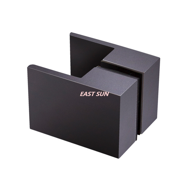 Bouton de traction carré dos à dos chromé