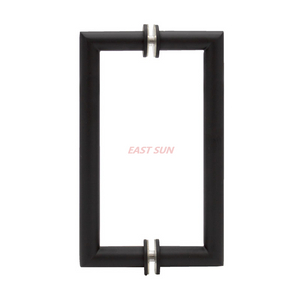 Poignée de traction dos à dos avec coin en onglet et tube rond série MT