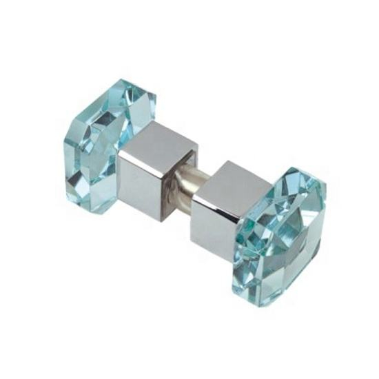 Hot Designs poignées de porte d'entrée décoratives boutons et poignées de porte d'intimité en cristal