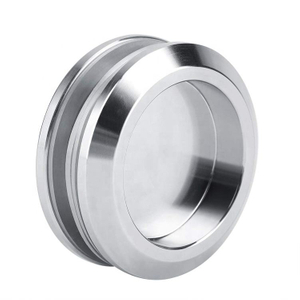 Poignée ronde de traction en verre de doigt de porte d'acier inoxydable pour le système de porte coulissante