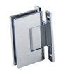 Charnière de porte de douche en verre chromé de type H à 90 degrés pour verre de 1/2″ à 3/8″