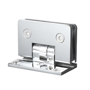 Charnière de porte de douche réglable mur à verre à 90 degrés pour verre 1/2″ – 3/8″