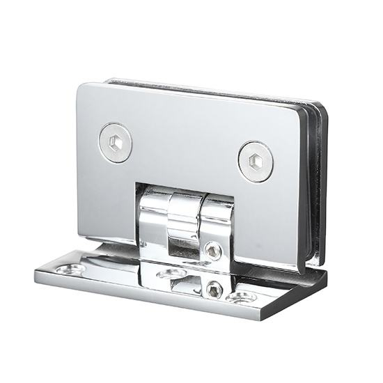 Charnière de porte de douche réglable mur à verre à 90 degrés pour verre 1/2″ – 3/8″