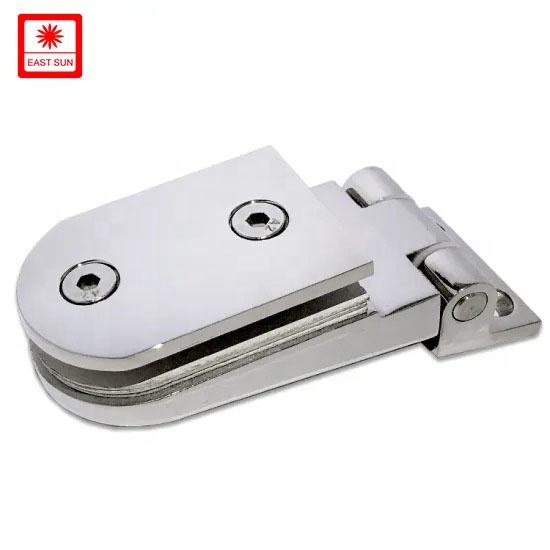 Charnières de porte de douche à charnière pivotante en verre en laiton à 90 degrés, design de mode