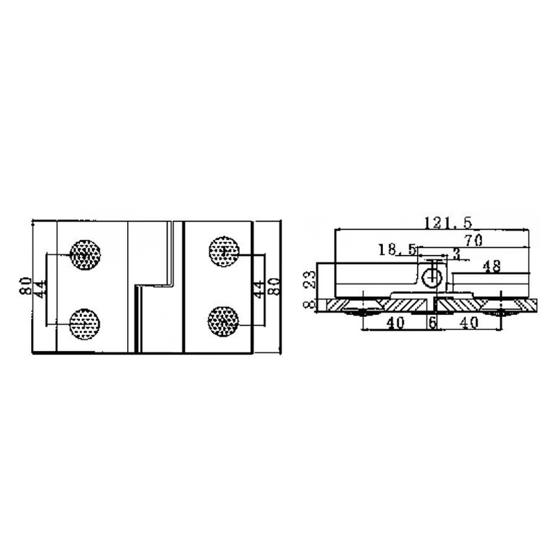 Charnières à montée automatique RSH-202L-Laiton
