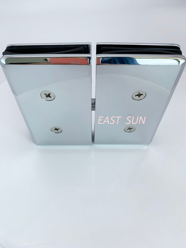 Charnière à montage verre-verre série Senior Prima, chrome poli