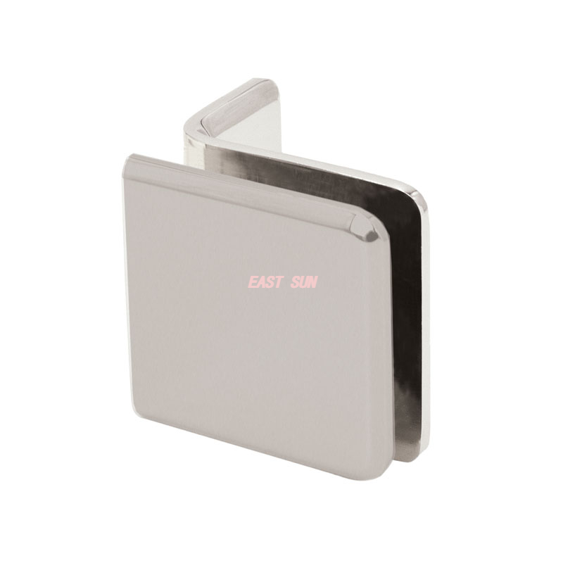 Pinces à verre à montage mural biseautées avec petite jambe