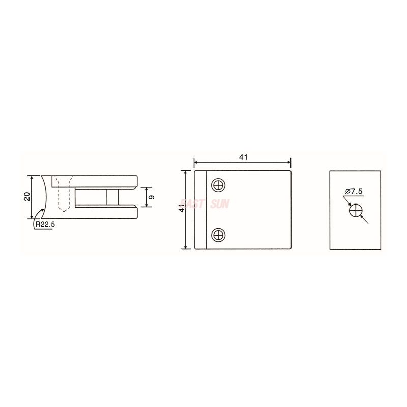 GBF-003RS-Raccords de main courante