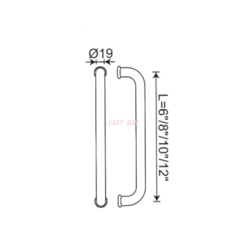 PH-010-Poignées de porte de douche