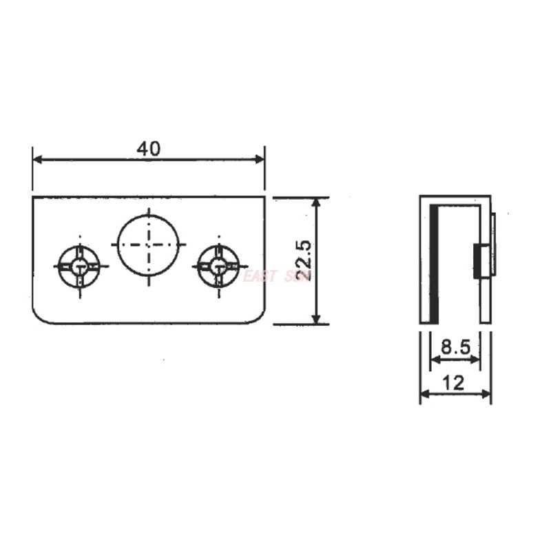 CBH-061P-Charnières d'armoire