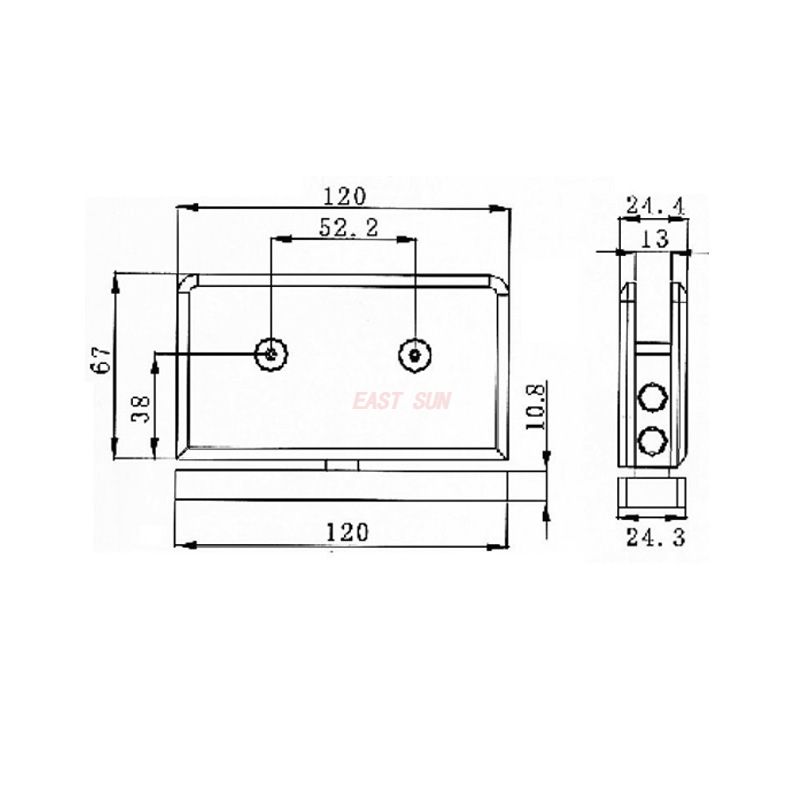 charni&egrave;res de porte commerciales pour portes en verre