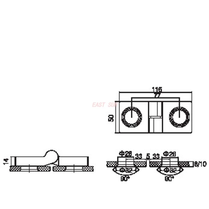 Charni&egrave;res de douche pliantes