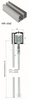 Systèmes coulissants Rail en aluminium pour porte coulissante de bureau HR-002