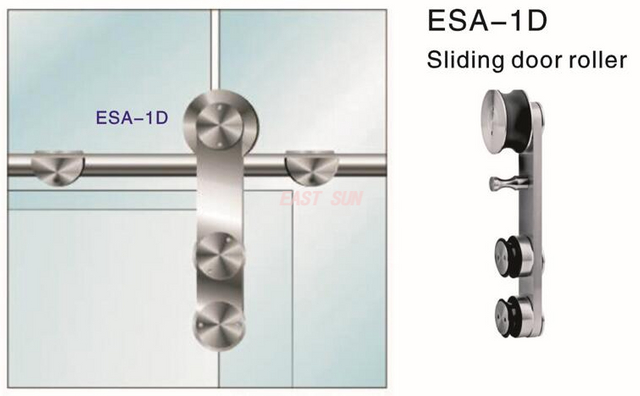 Galet de porte coulissante pour tube D25