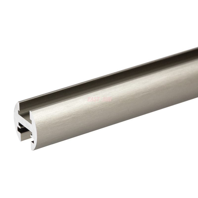 Kit de collecteur de porte de douche réglable anodisé 95 po