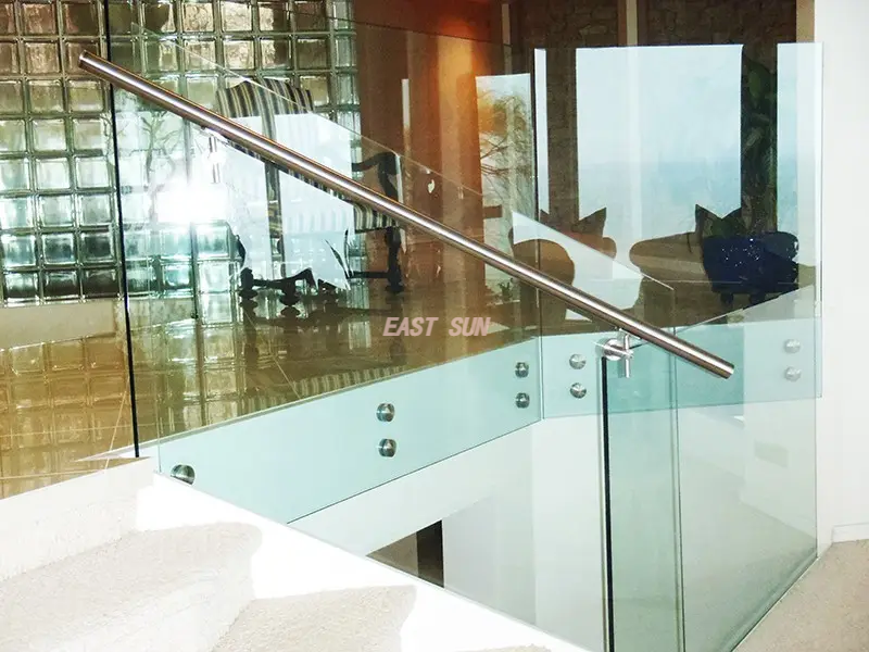 Support de Support de balustrade en acier inoxydable, Support en verre, Support de main courante d'escalier