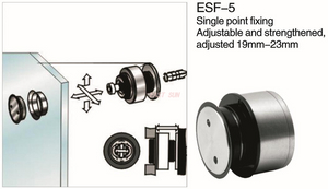 Entretoises de connecteur de verre de séparation en verre 19-23MM